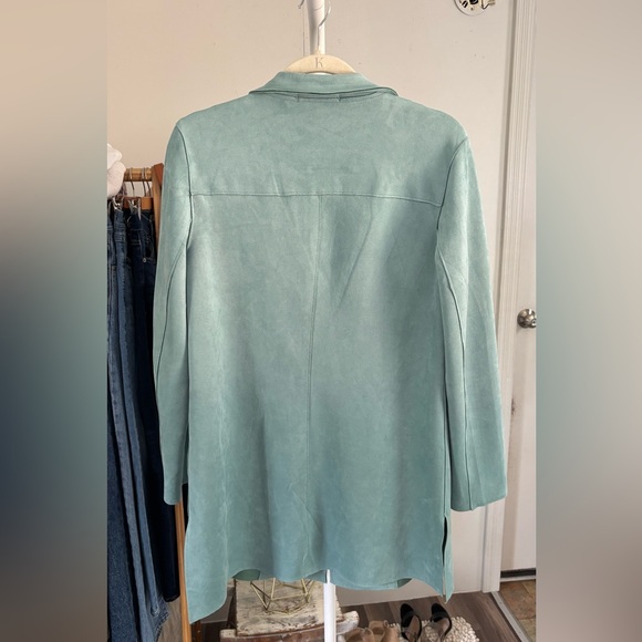 0074. $78 Philosophy Suede "Blazer" - Picture 9 of 9